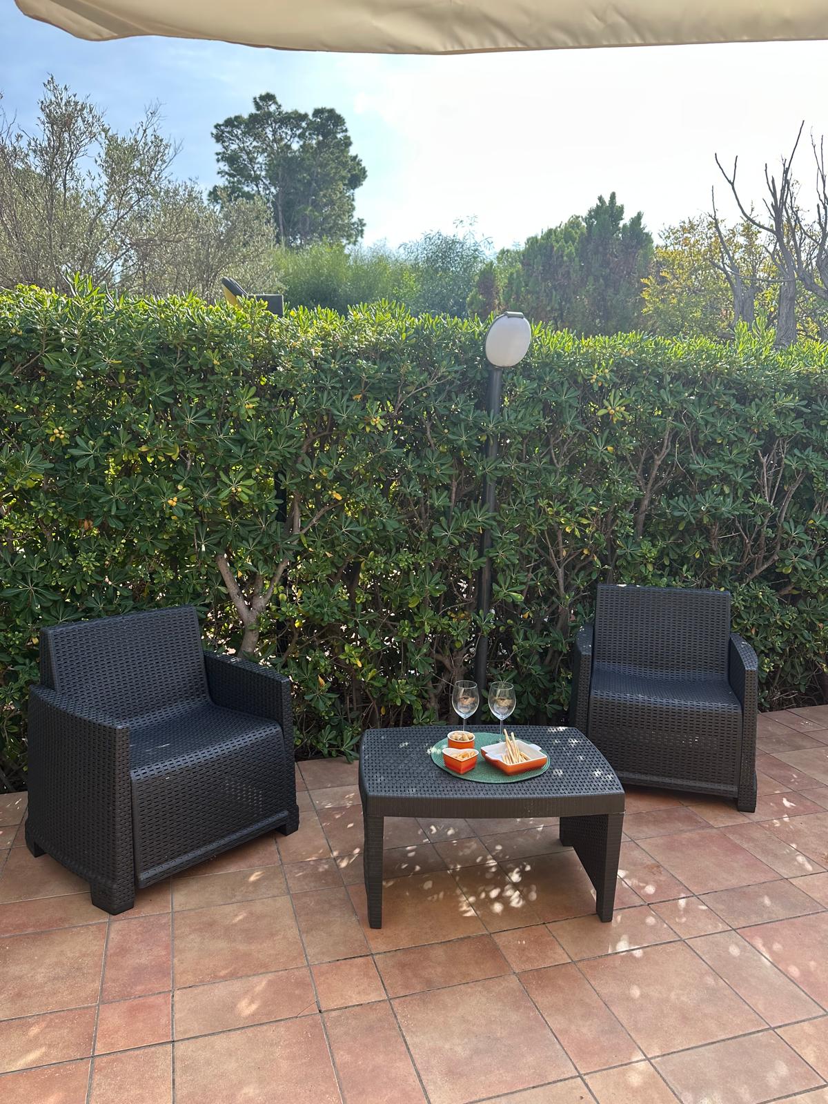 Area relax in giardino